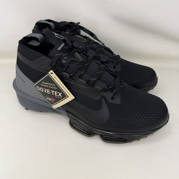 Nike Air Zoom Infinity Tour 2 Next% GTX Golf Cleats Black Men’s Size 11 - Picture 1 of 7